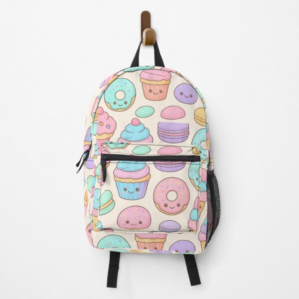 Item preview, Seamless pattern of kawaii-style cupcake designed and sold by KasidetChitpool.