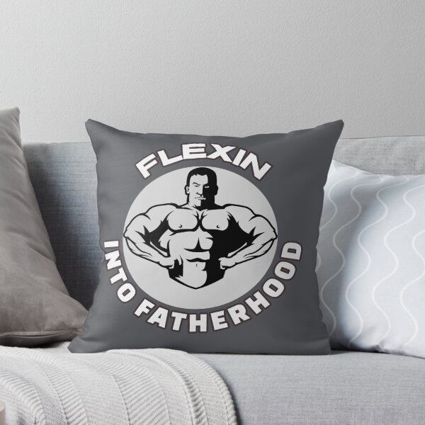 Item preview, Fathers day flex into Fatherhood Tee designed and sold by wombathole.