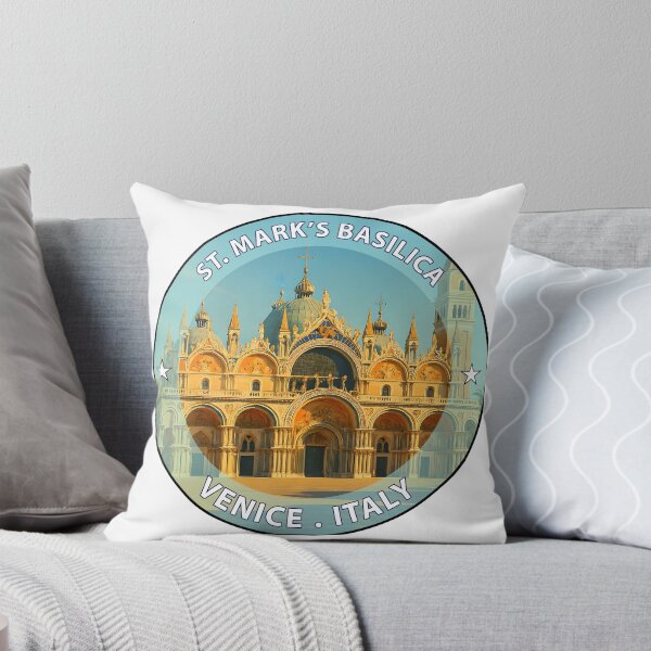 Item preview, St. Mark’s Basilica Venice Italy - Iconic Landmark Travel vacation destination souvenir art stamp  designed and sold by inkNext.