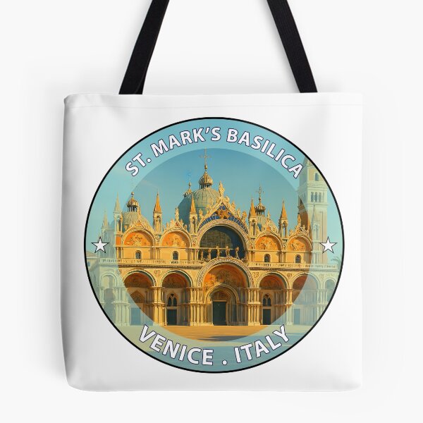 Item preview, St. Mark’s Basilica Venice Italy - Iconic Landmark Travel vacation destination souvenir art stamp  designed and sold by inkNext.