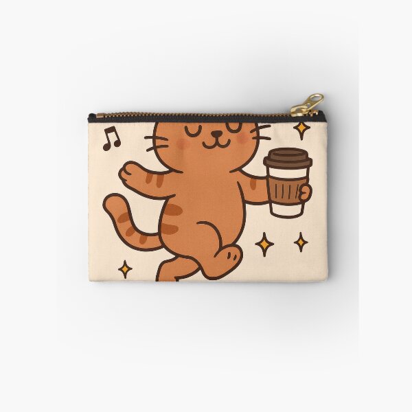 Item preview, Caffeine & Catitude – Funny Coffee Cat Design designed and sold by Foxedo.