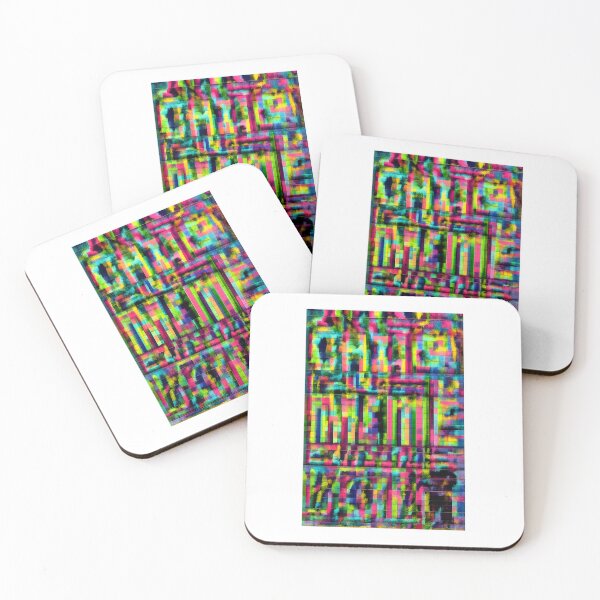 Item preview, Glitch Typography Anti-Design Art | Chaotic Pixel Meme Culture Print designed and sold by Custom-Arts-AI.