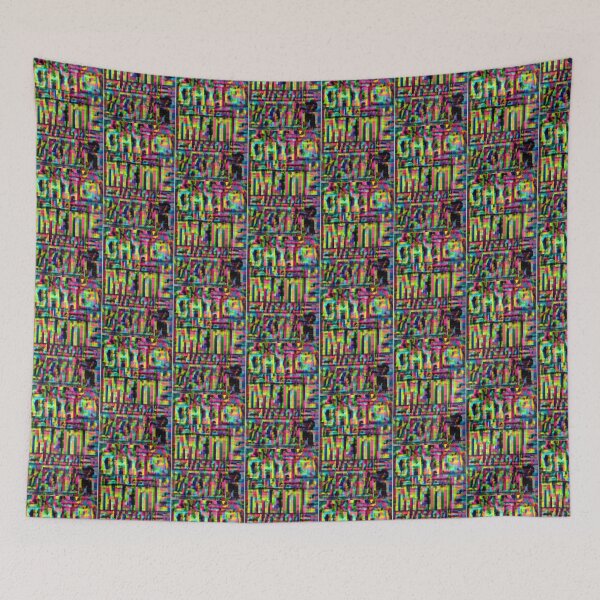 Item preview, Glitch Typography Anti-Design Art | Chaotic Pixel Meme Culture Print designed and sold by Custom-Arts-AI.
