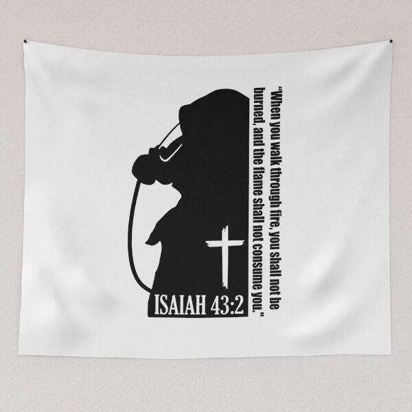 Item preview, Firefighter Bible Verse designed and sold by MYpngShop.
