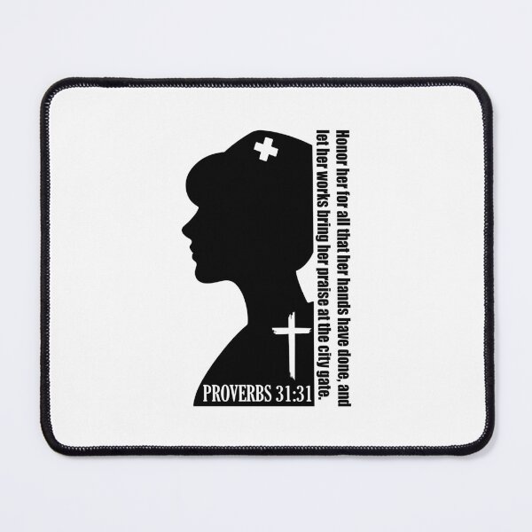 Item preview, Nurse Bible Verse designed and sold by MYpngShop.