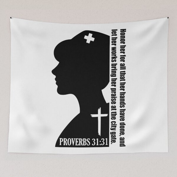 Item preview, Nurse Bible Verse designed and sold by MYpngShop.