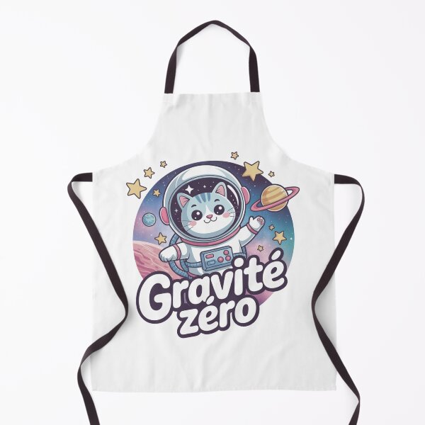 Item preview, Kawaii Astronaut Cat – "Zero Gravity" – Humor, Geek, Space & Manga Cartoon designed and sold by StarWearPlanet.