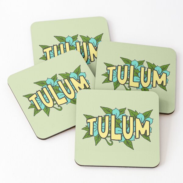 Item preview, Tulum Mexico Sticker – Serene Blue Tropical Design designed and sold by kacperartdesign.