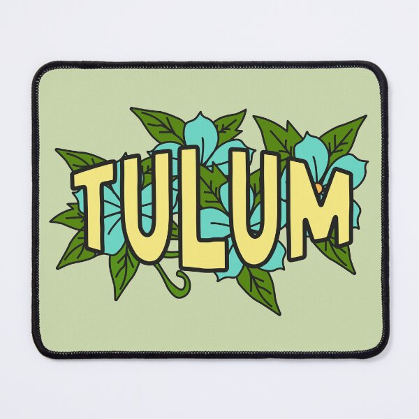 Item preview, Tulum Mexico Sticker – Serene Blue Tropical Design designed and sold by kacperartdesign.