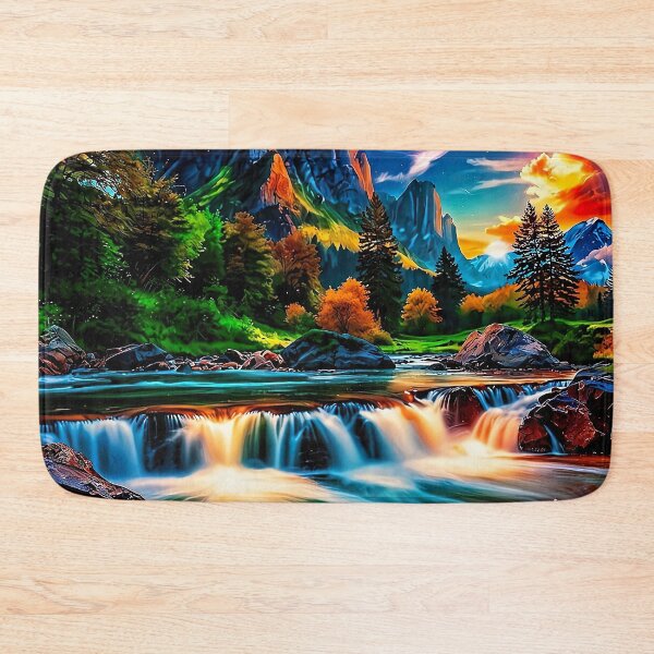 Item preview, The waterfalls at dusk designed and sold by PixelParadies.