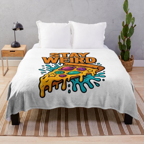 Item preview, Stay Weird Cosmic Pizza – Fun Trippy Space Slice Graphic designed and sold by BloomOfDesign.