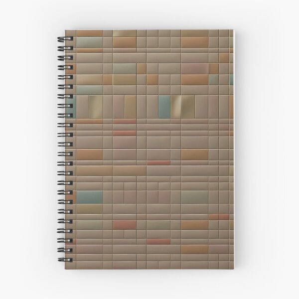 Item preview, Earth Tones inspired minimalistic design, Sparse Rectangular Colored Tiles on Beige Background designed and sold by Digital-Davinci.