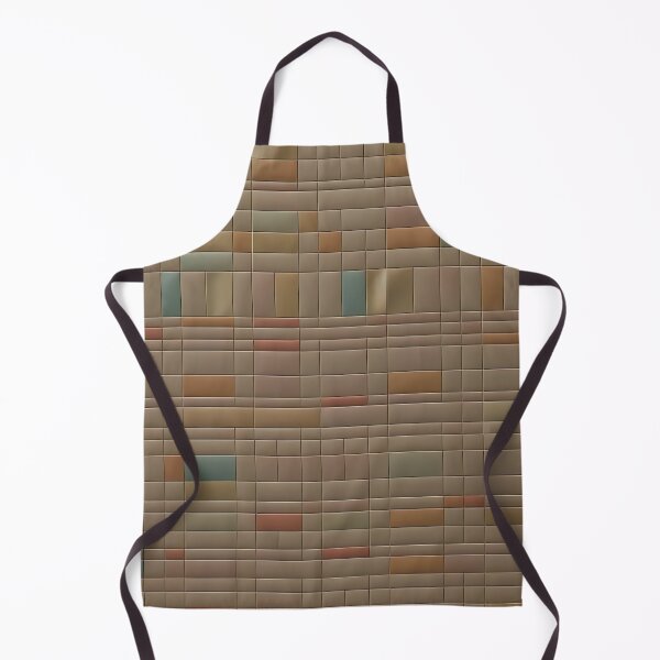 Item preview, Earth Tones inspired minimalistic design, Sparse Rectangular Colored Tiles on Beige Background designed and sold by Digital-Davinci.