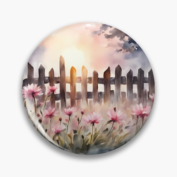 Item preview, Countryside Wooden Fence designed and sold by CalmnessbyChoice.