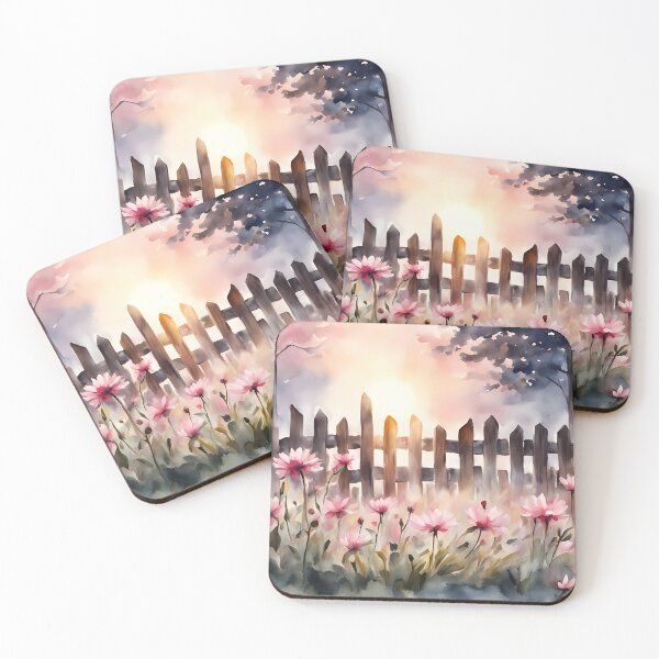 Item preview, Countryside Wooden Fence designed and sold by CalmnessbyChoice.
