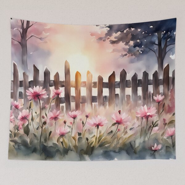 Item preview, Countryside Wooden Fence designed and sold by CalmnessbyChoice.