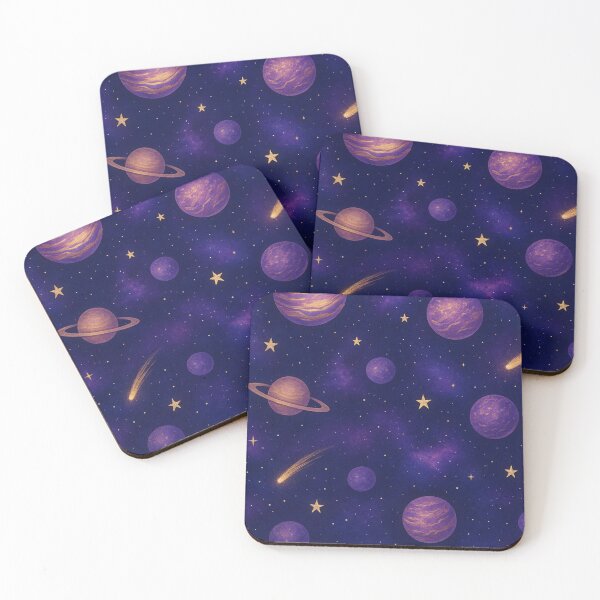 Item preview, Seamless cosmic pattern with planets designed and sold by KasidetChitpool.
