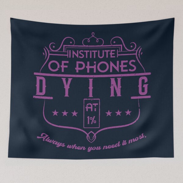 Item preview, Institute of Phones Dying at 1% designed and sold by Milena R..