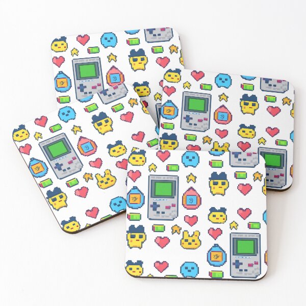 Item preview, Retro 90s Pixel Art Print | Vintage GameBoy & Tamagotchi Style designed and sold by Custom-Arts-AI.