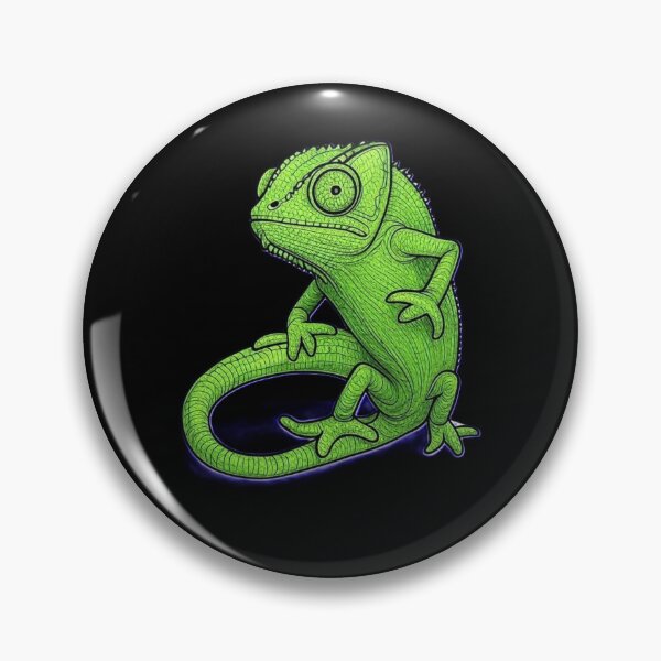 Item preview, Leon The Green Chameleon  designed and sold by DesignsMjB.
