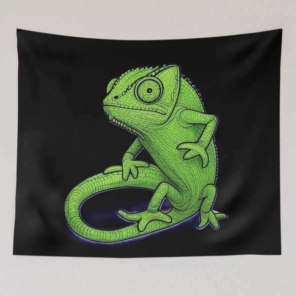 Item preview, Leon The Green Chameleon  designed and sold by DesignsMjB.