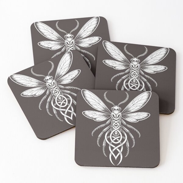 Item preview, Celtic graphic insect designed and sold by toberags.