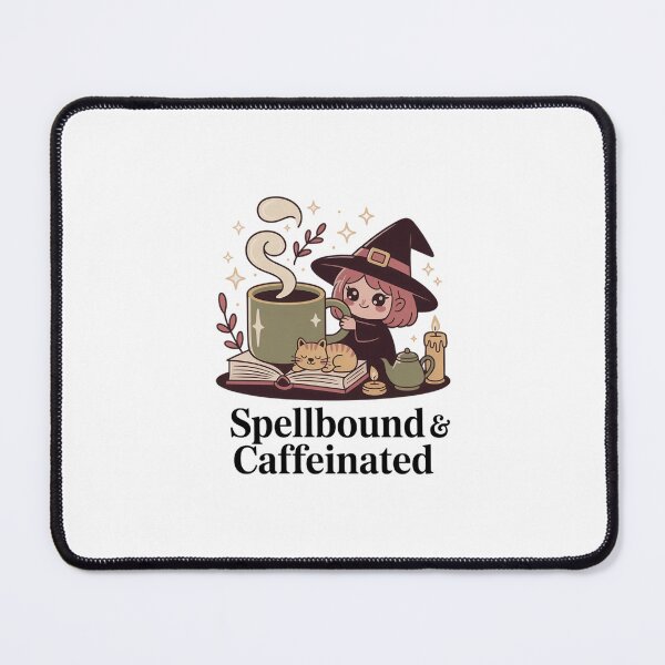 Item preview, Spellbound & Caffeinated — Cozy Witch Tea designed and sold by MagicWander.