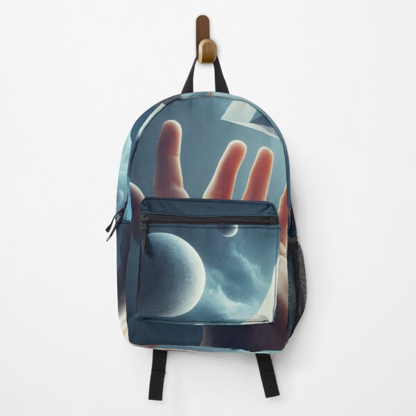 Item preview, Mystical Hands & Floating Triangle – Surreal Geometry Design designed and sold by ashokreddy343.