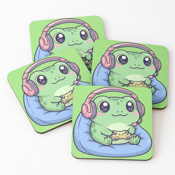 Item preview, Gamer Frog – Cute Kawaii Gaming Character designed and sold by PunnyBean.