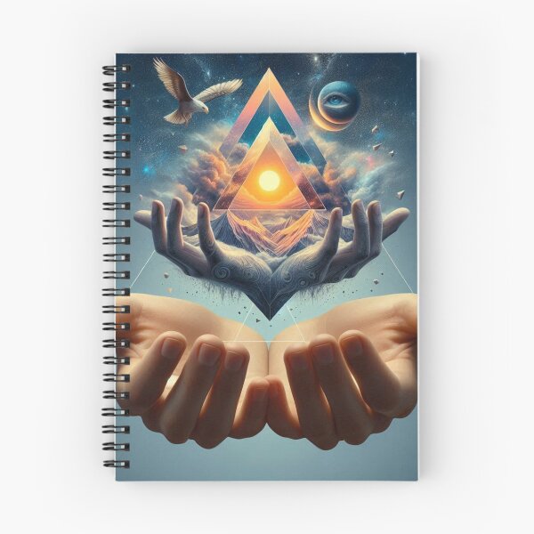 Item preview, Hands of Surrealism – Abstract Triangle Illustration designed and sold by ashokreddy343.