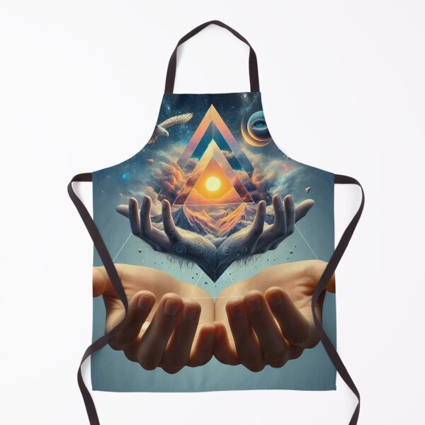 Item preview, Hands of Surrealism – Abstract Triangle Illustration designed and sold by ashokreddy343.