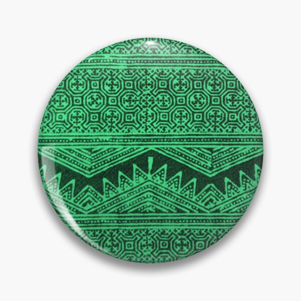 Item preview, Green Mountain Tribal Pattern – Modern Ethnic Hmong Inspired Design designed and sold by PimTribe.