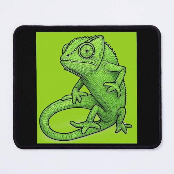 Item preview, Leon The Green Chameleon blending in designed and sold by DesignsMjB.