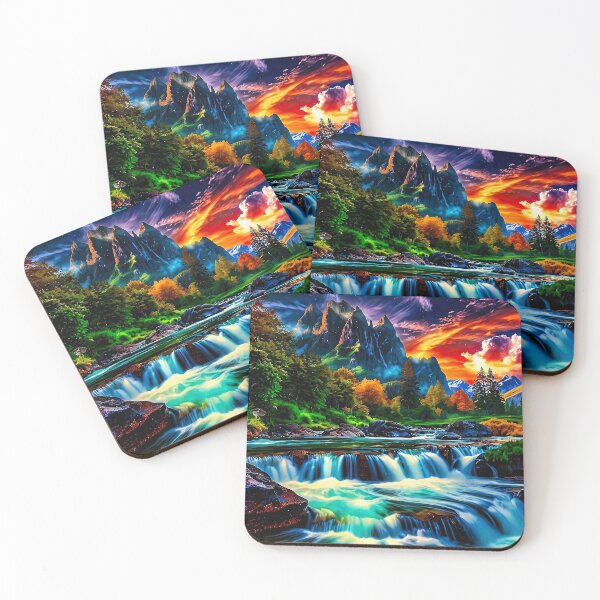 Item preview, The Twilight Waterfall designed and sold by PixelParadies.