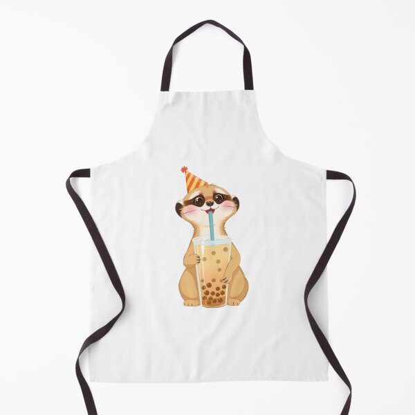 Item preview, Meerkat  Boba tea milktea Party Hat happy birthday kawaii gift funny christmas happy designed and sold by CheeseBlueprint.
