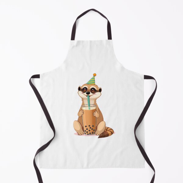 Item preview, Meerkat  Boba tea milktea Party Hat happy birthday kawaii gift funny christmas happy designed and sold by CheeseBlueprint.