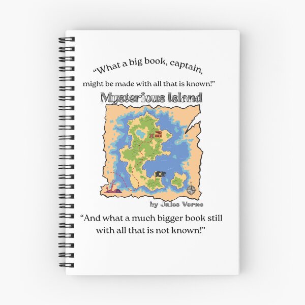 Aperçu de l'œuvre L'île mystérieuse Le pouvoir des livres créée et vendue par OneWorldShop.