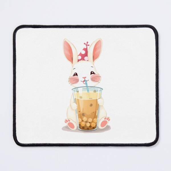 Item preview, Rabbit Boba tea milktea Party Hat happy birthday kawaii gift funny christmas happy designed and sold by CheeseBlueprint.