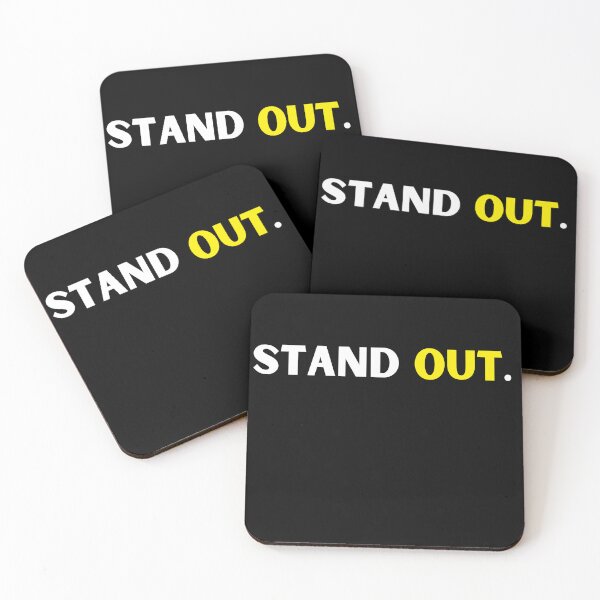 Item preview, Stand Out: Bold Motivational Text Graphic designed and sold by RayDigital.