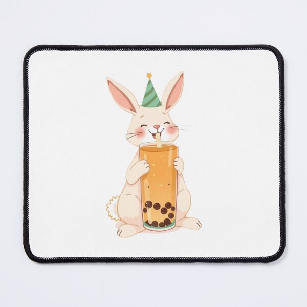 Item preview, Rabbit Boba tea milktea Party Hat happy birthday kawaii gift funny christmas happy designed and sold by CheeseBlueprint.