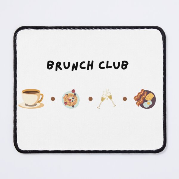 Item preview, Brunch Club – Coffee, Waffles, Prosecco & Breakfast Art designed and sold by UniquePoster.