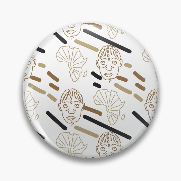 Item preview, African mask pattern designed and sold by Wolagno.