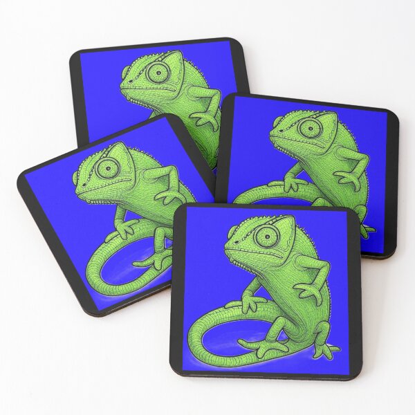 Item preview, Leon The Green Chameleon Unblended  designed and sold by DesignsMjB.