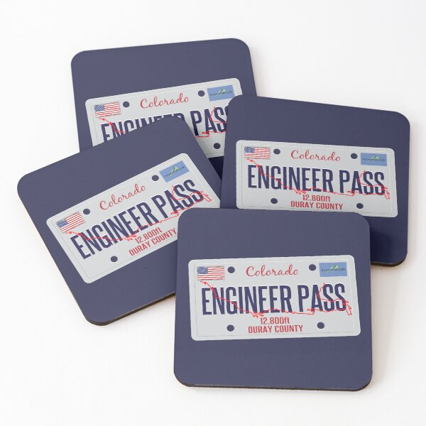 Item preview, Engineer Pass Ouray County Colorado 4x4 Motorcycle Sticker T-Shirt 01 designed and sold by OuterShellUK.