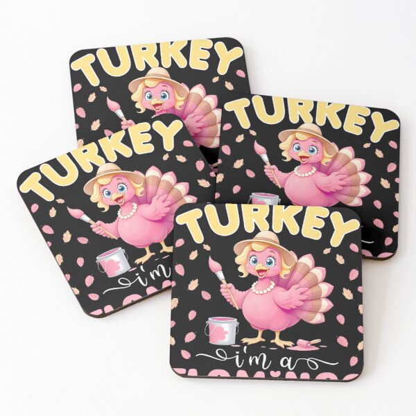 Item preview, Cute Flamingo Thanksgiving: I'm Not a Turkey! Funny Holiday designed and sold by luanajardelp.