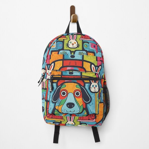Item preview, Cute Dog Rabbit Pet Motif Colorful Mosaic designed and sold by Digital-Davinci.