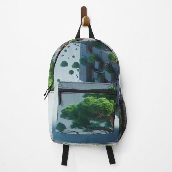 Item preview, Floating Surreal Cube-Tree Hybrid – Dreamlike Abstract Nature Art designed and sold by ashokreddy343.