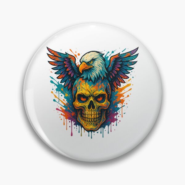Item preview, Graffiti Skull Eagle Rider designed and sold by Maggrafi.