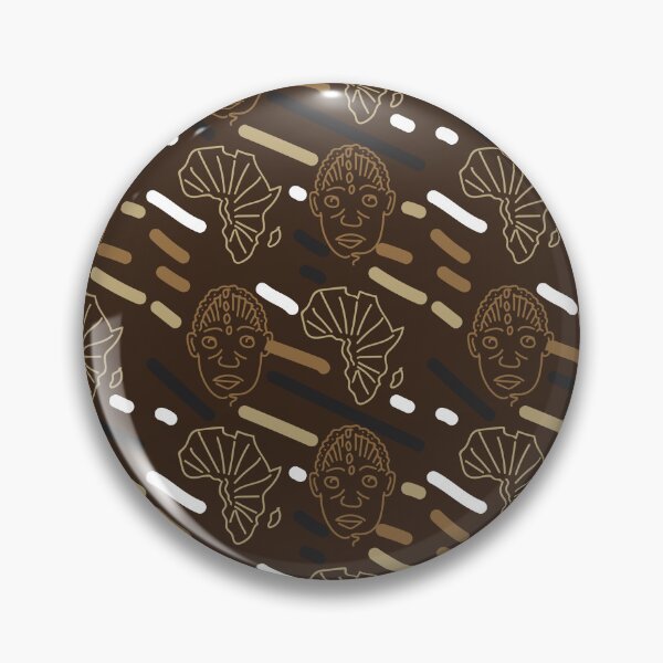 Item preview, African mask pattern designed and sold by Wolagno.