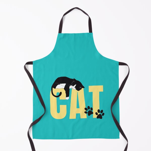 Item preview, Sleeping Cat Typography – Cute Black & White Cat Design designed and sold by Ece.